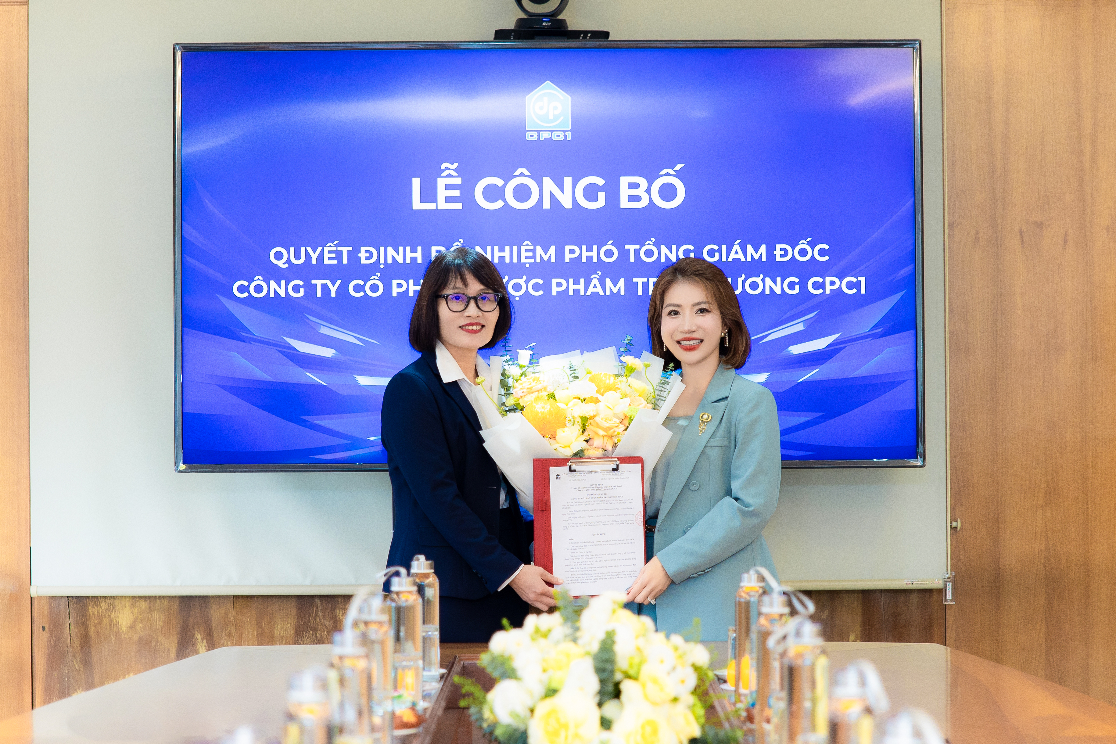 Công ty cổ phần Dược phẩm Trung ương CPC1 công bố Quyết định bổ nhiệm Phó Tổng Giám đốc phụ trách Kinh doanh