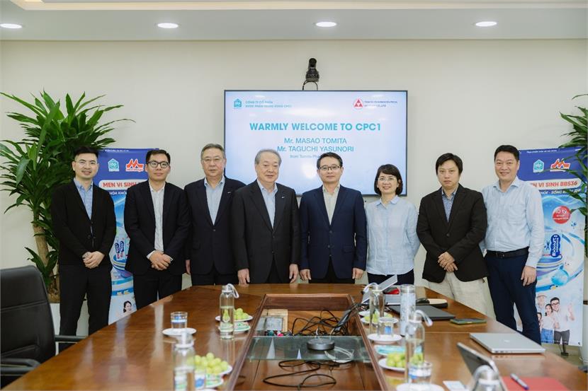 CPC1 đón tiếp lãnh đạo Tomita Pharmaceutical, thúc đẩy hợp tác phân phối dược phẩm chất lượng cao